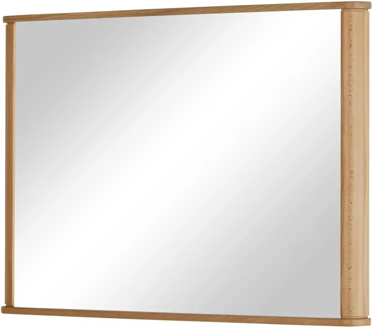 Wohnwert Spiegel 105 x 75 cm Atrio ¦ holzfarben ¦ Glas,Aluminium ¦ Maße (cm): B: 105 H: 75 T: 6.0 Garderoben & Kleiderst...