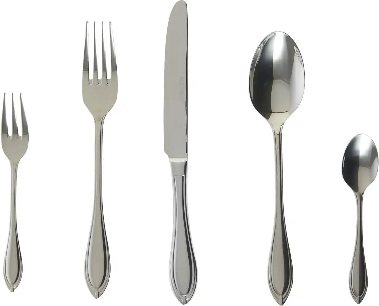 Meisterkoch Besteckset Carpo ¦ silber ¦ Edelstahl Besteck > Besteck-Sets - Höffner