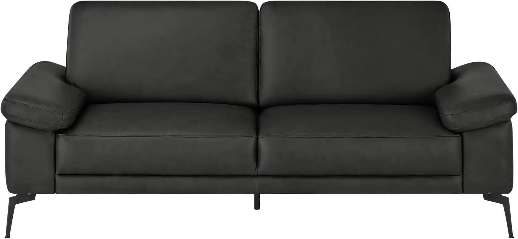 uno Einzelsofa Spring ¦ schwarz ¦ Maße (cm): B: 205 H: 84 T: 92.0 Polstermöbel > Sofas > 3-Sitzer - Höffner