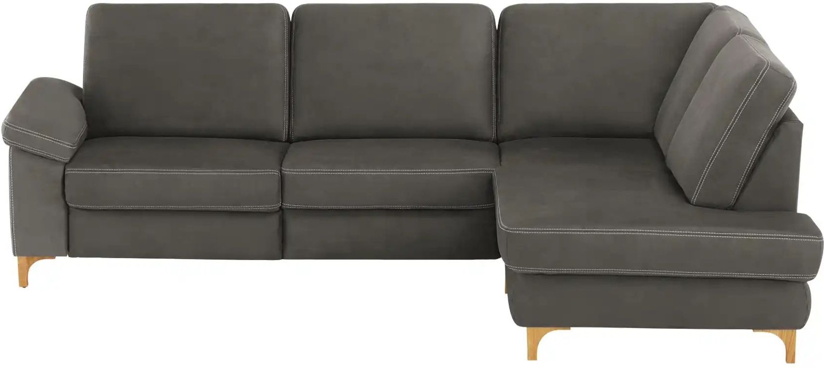 Max Schelling Ecksofa Maximum Plus ¦ grau ¦ Maße (cm): B: 257 H: 89 T: 200.0 Polstermöbel > Sofas > Ecksofas - Höffner