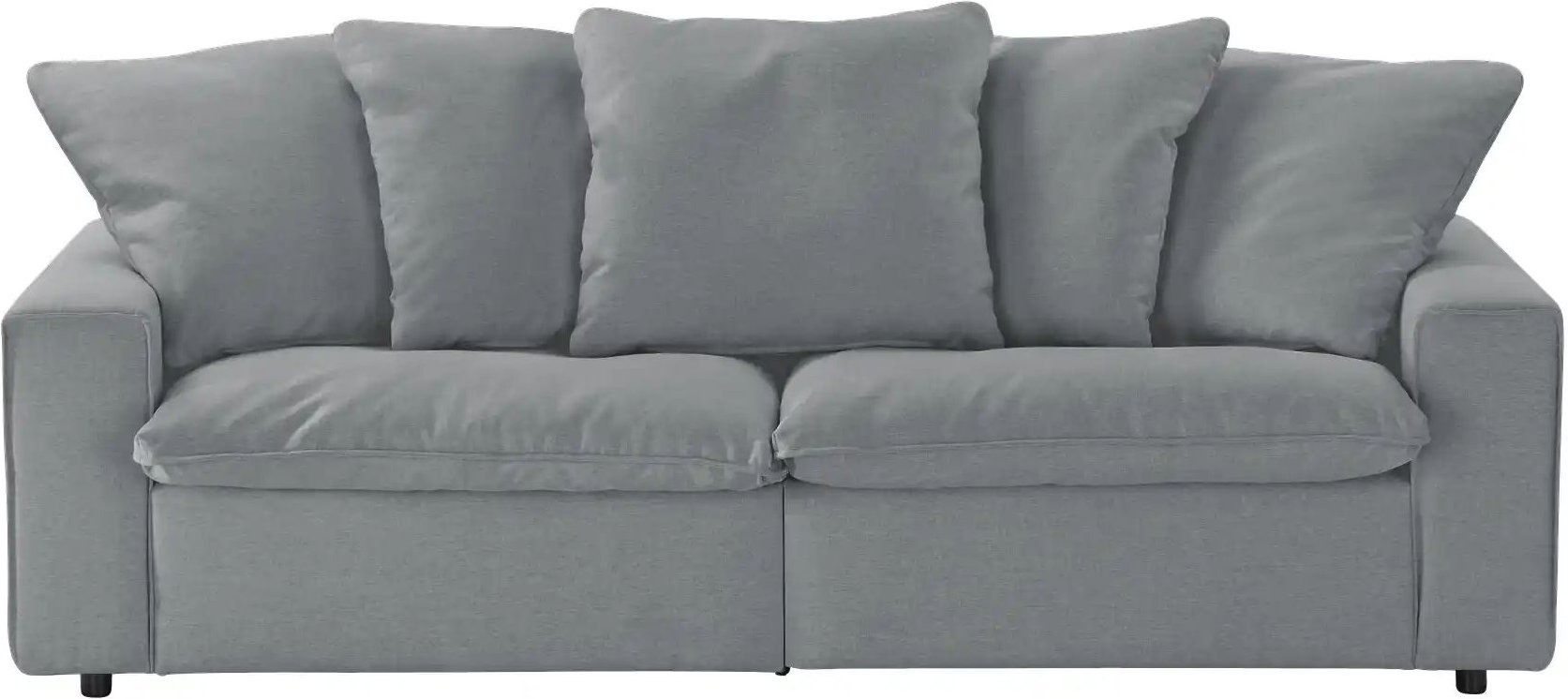 SOHO Big Sofa Kini ¦ grau ¦ Maße (cm): B: 214 H: 85 T: 107.0 Polstermöbel > Sofas > 2-Sitzer - Höffner
