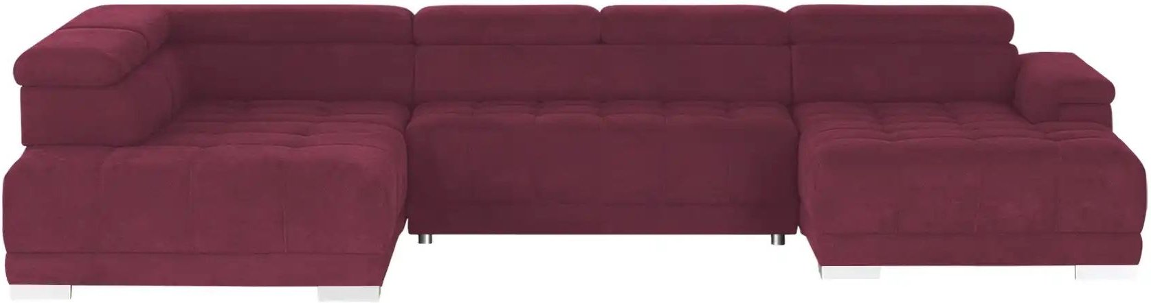 switch Wohnlandschaft aus Mikrofaser Campo ¦ rot ¦ Maße (cm): B: 374 H: 101 T: 220.0 Polstermöbel > Sofas > Wohnlandscha...