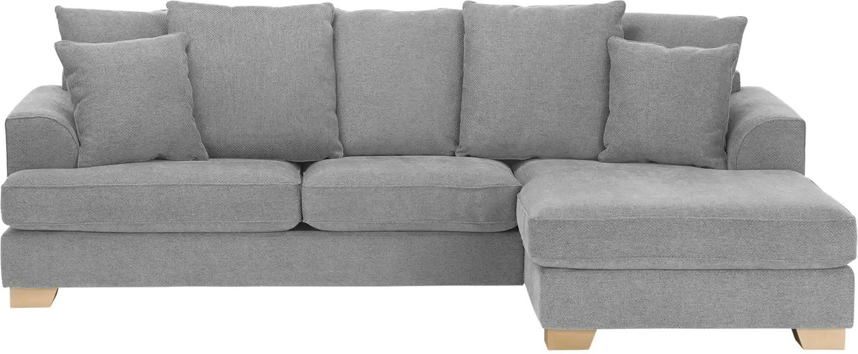 SOHO Ecksofa Franka ¦ grau ¦ Maße (cm): B: 268 H: 87 T: 161.0 Polstermöbel > Sofas > 3-Sitzer - Höffner