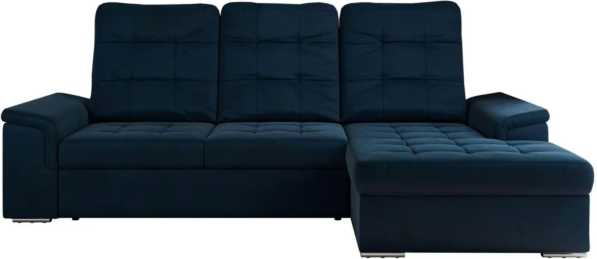 Ecksofa mit Schlaffunktion Madrito ¦ blau ¦ Maße (cm): B: 256 H: 89 Polstermöbel > Sofas > Ecksofas - Höffner