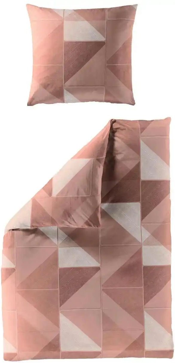 Bierbaum Mako-Satin Bettwäsche ¦ rot ¦ Maße (cm): B: 135 H: 1 Bettwaren > Bettwäsche > Bettwäsche ganzjährig - Höffner