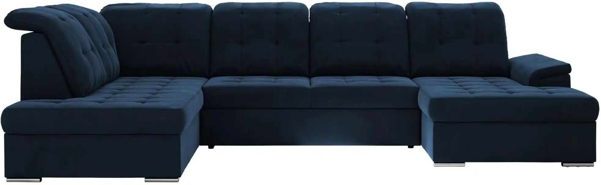 Wohnlandschaft mit Schlaffunktion Madrito ¦ blau ¦ Maße (cm): B: 323 H: 89 Polstermöbel > Sofas > Schlafsofas - Höffner