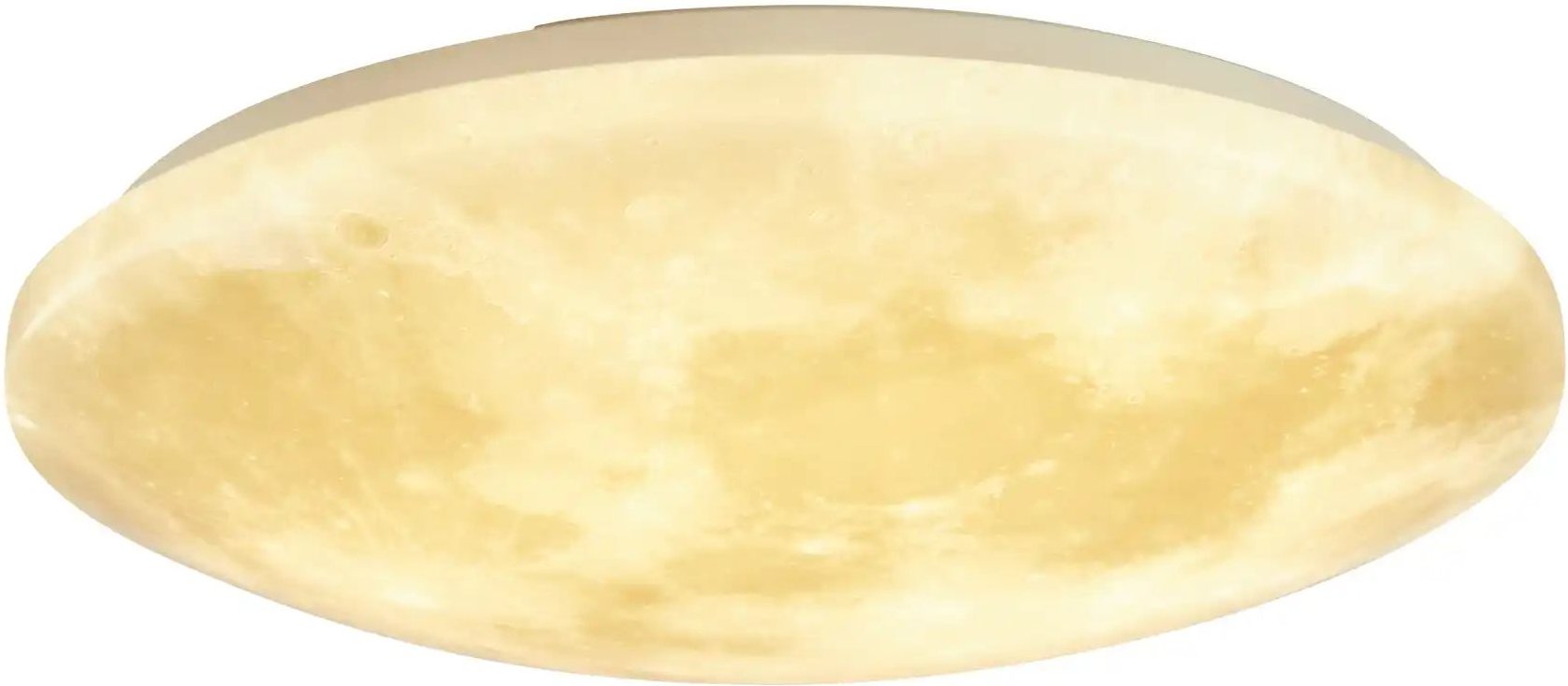 Trio LED-Deckenleuchte in Mondoptik `klein´ ¦ grau ¦ Maße (cm): H: 10 Ø: 40 Lampen & Leuchten > Deckenleuchten - Höff...