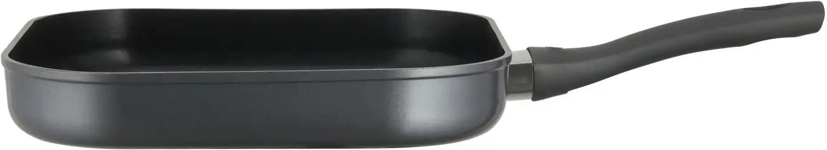 KHG Grillpfanne ¦ grau ¦ Aluminium ¦ Maße (cm): B: 28 H: 4,5 Töpfe & Pfannen & Zubehör > Pfannen > Keramikpfannen - Hö...