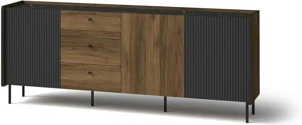 Sideboard Prestigo ¦ braun ¦ Maße (cm): B: 200 H: 78 Kommoden & Sideboards > Sideboards - Höffner