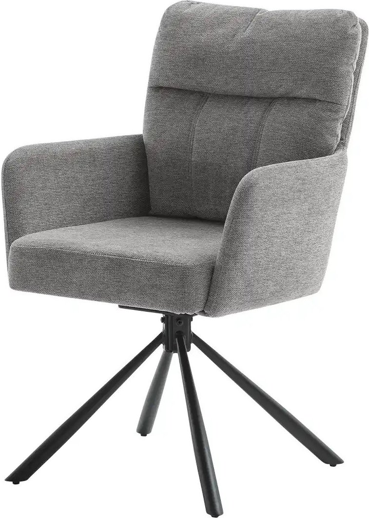 Esszimmerstuhl Umi ¦ grau ¦ Maße (cm): B: 63 H: 86 T: 57.7 Stühle > Esszimmerstühle > Esszimmerstühle mit Armlehnen - H...