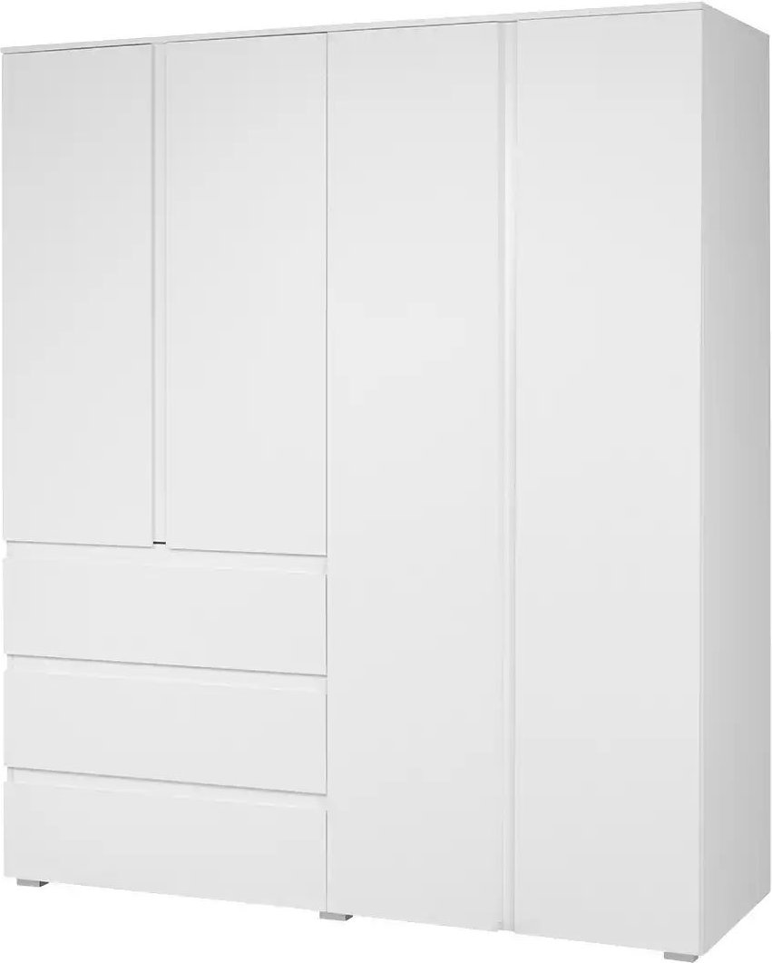 Thumbnail - smart Drehtürenschrank BEN ¦ weiß ¦ Maße (cm): B: 160 H: 191 T: 55.0 Schränke > Kleiderschränke > Drehtürenschränke - H...