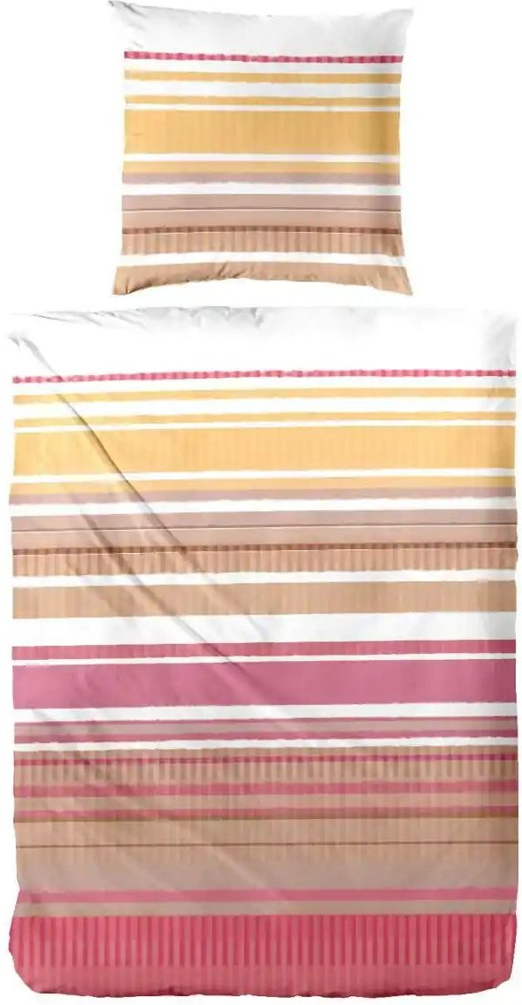 Bettwäsche-Set ¦ rot ¦ Maße (cm): B: 155 H: 1 Bettwaren > Bettwäsche > Bettwäsche Sommer - Höffner