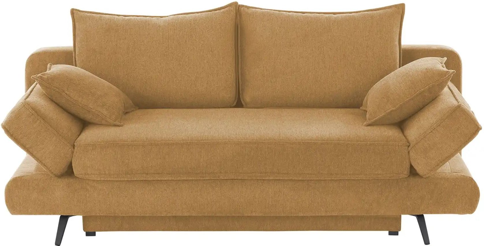 bobb Schlafsofa  Henny de Luxe ¦ gelb ¦ Maße (cm): B: 206 H: 91 T: 110.0 Polstermöbel > Sofas > 2-Sitzer - Höffner