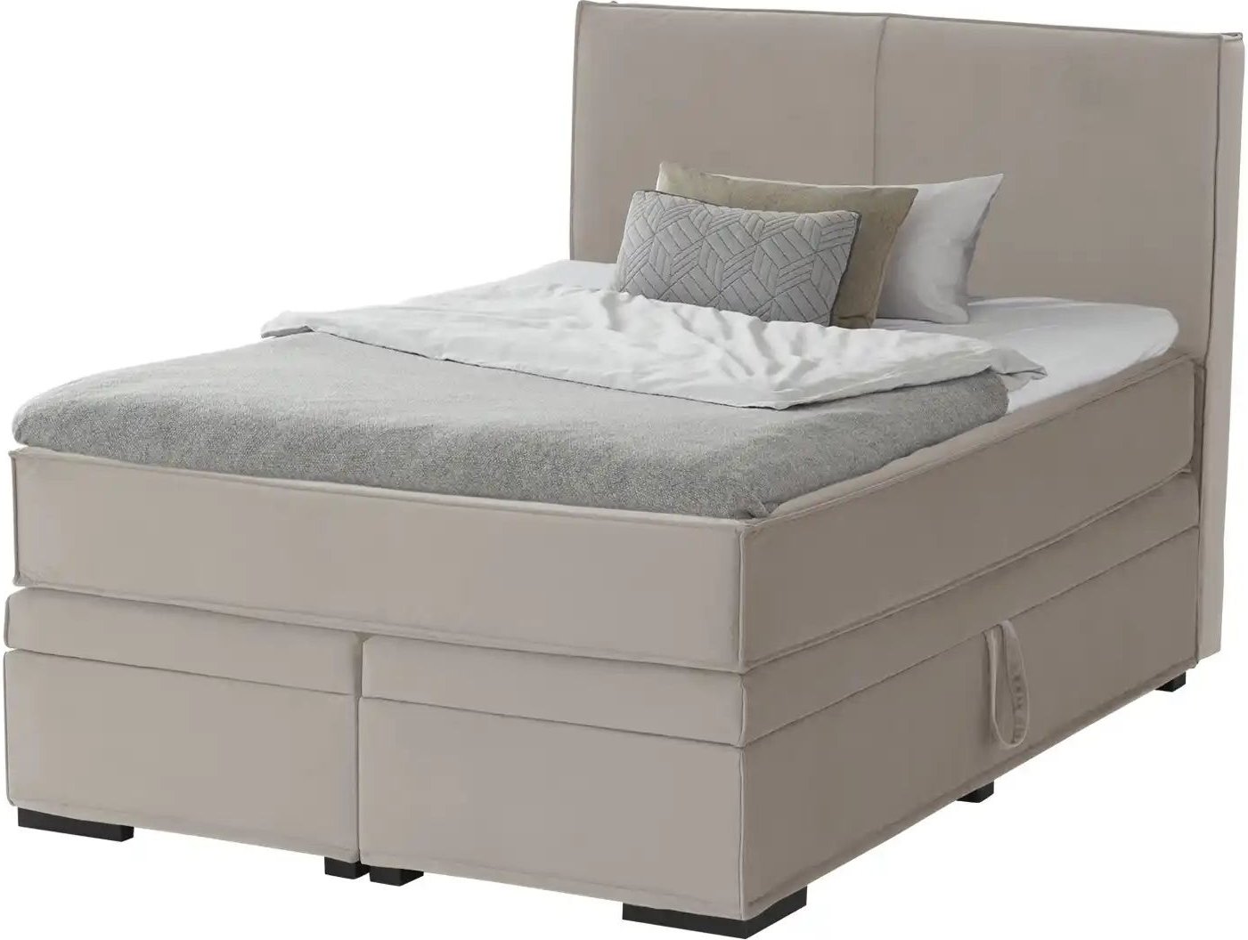 Boxi Boxspringbett mit Bettkasten Boxi Urban ¦ beige ¦ Maße (cm): B: 140 H: 125 Betten > Boxspringbetten - Höffner