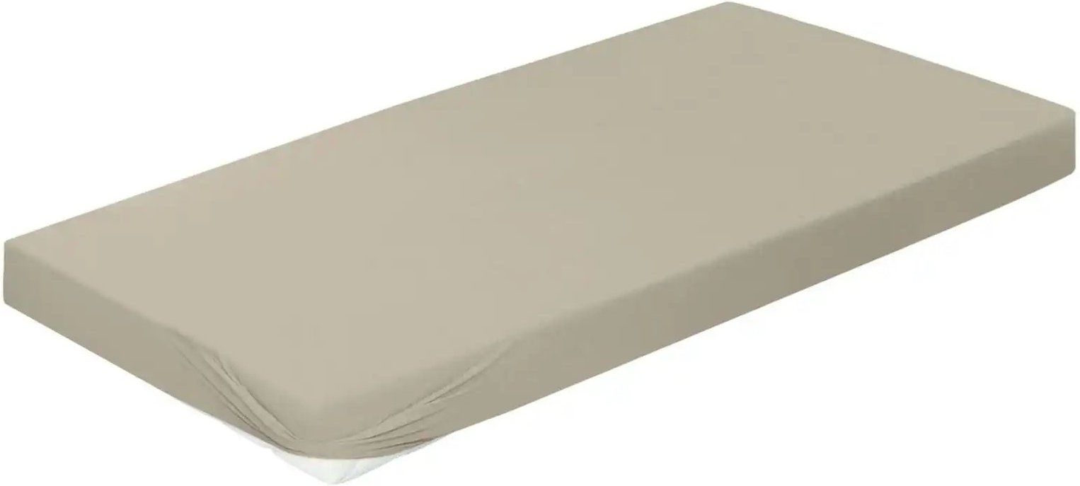 Bierbaum Jersey Spannbetttuch ¦ braun ¦ Maße (cm): B: 190 H: 1 Bettwaren > Bettlaken - Höffner