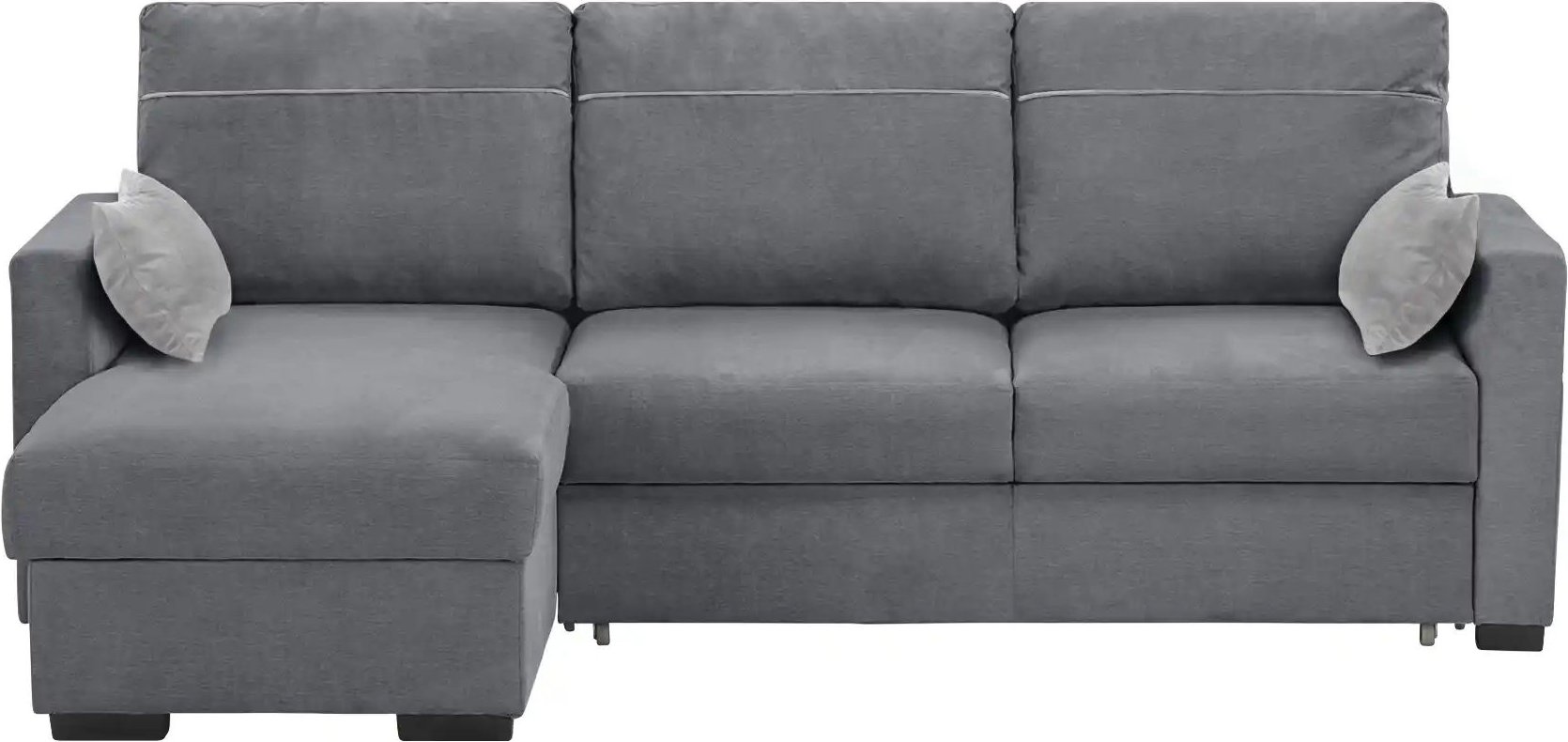 Ecksofa Simba ¦ grau ¦ Maße (cm): B: 232 H: 87 T: 158.0 Polstermöbel > Sofas > 3-Sitzer - Höffner