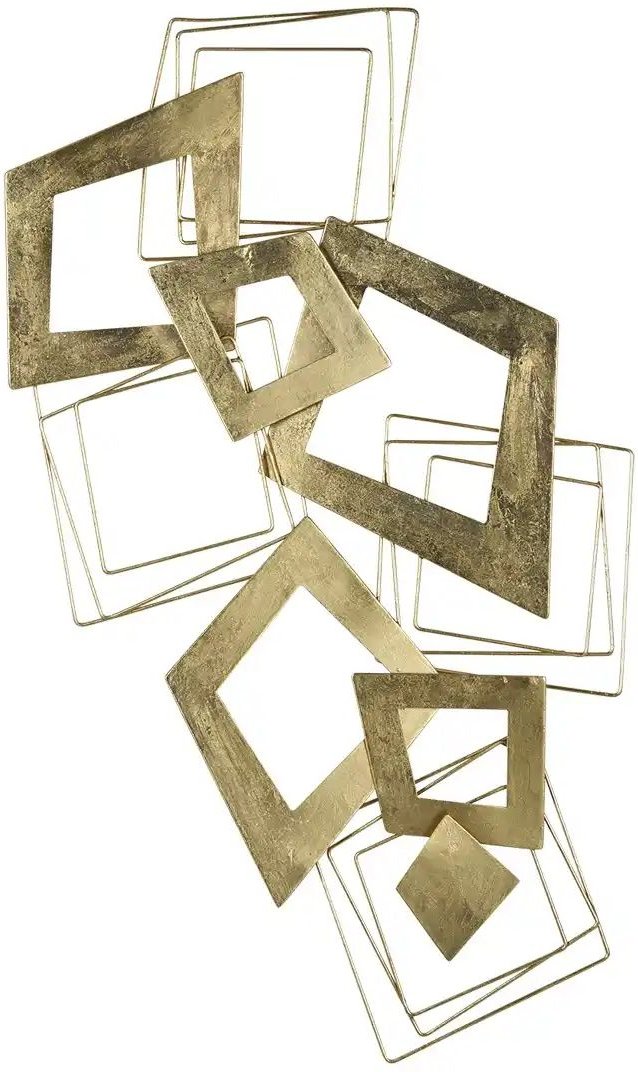 HOME STORY Wanddekoration ¦ gold ¦ Metall ¦ Maße (cm): B: 50,2 H: 4,4 Accessoires > Dekoartikel - Höffner