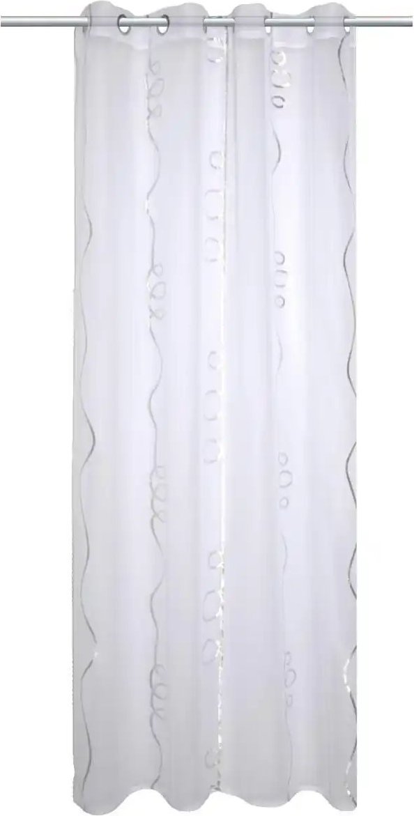 HOME Wohnideen Ösenschal ¦ silber ¦ Maße (cm): B: 140 Gardinen & Rollos > Gardinen & Vorhänge > Ösenschals - Höffner