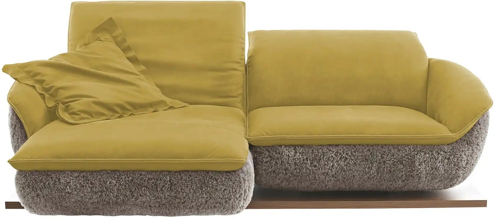 Thumbnail - KOINOR Ecksofa Mooove ¦ gelb ¦ Maße (cm): B: 242 H: 99 T: 120.0 Polstermöbel > Sofas > Ecksofas - Höffner