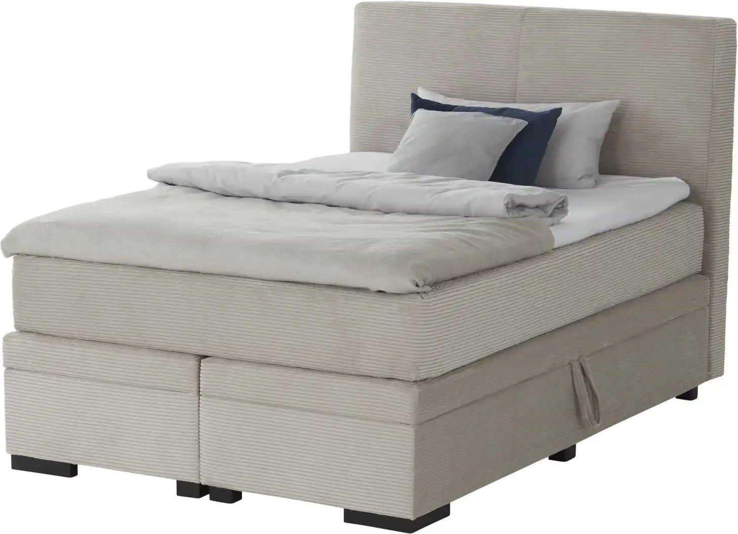 Boxi Boxspringbett mit Bettkasten Boxi Classic ¦ beige ¦ Maße (cm): B: 140 H: 125 Betten > Boxspringbetten - Höffner