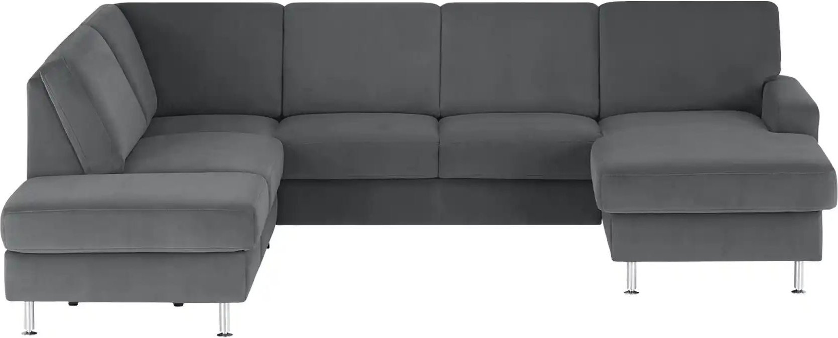 meinSofa Wohnlandschaft Mit verschiedenen Funktionen verfügbar Jana ¦ grau ¦ Maße (cm): B: 309 H: 87 T: 235.0 Polstermöb...