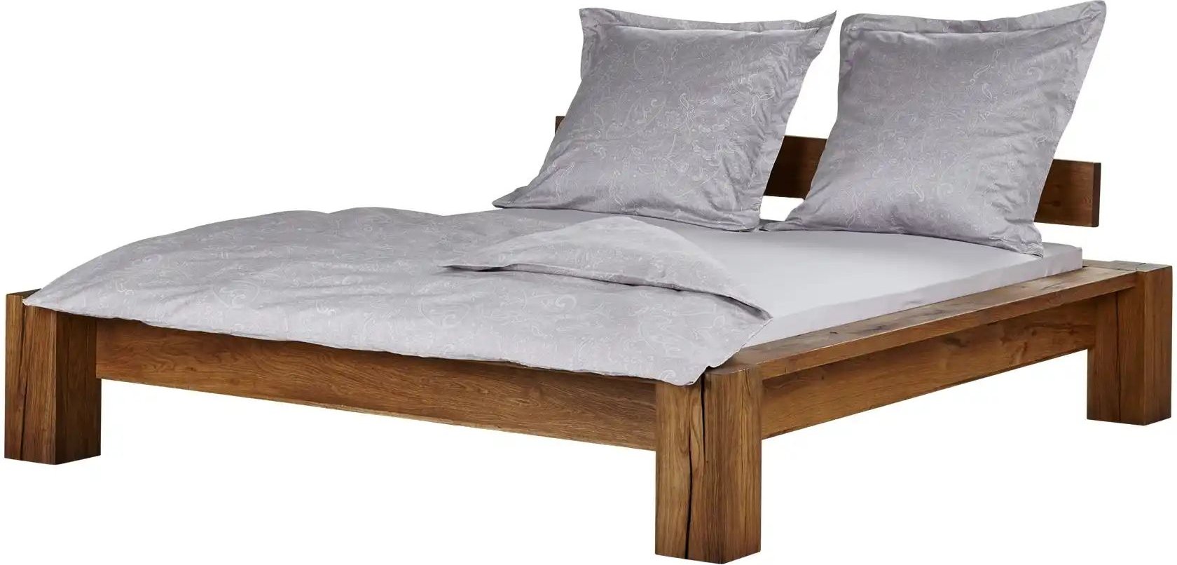 Bettgestell aus Massivholz Kingston ¦ holzfarben ¦ Maße (cm): B: 216 H: 70,5 Betten > Bettgestelle - Höffner