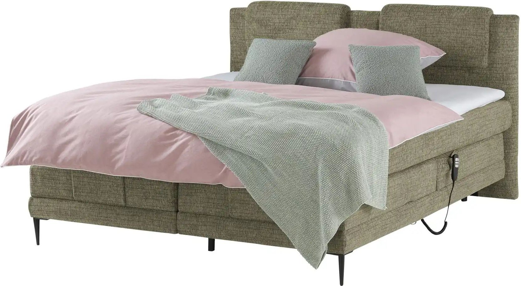 switch Motor-Boxspringbett Wave ¦ grün ¦ Maße (cm): B: 190 H: 111 Betten > Boxspringbetten > Boxspringbetten 180x200 - ...