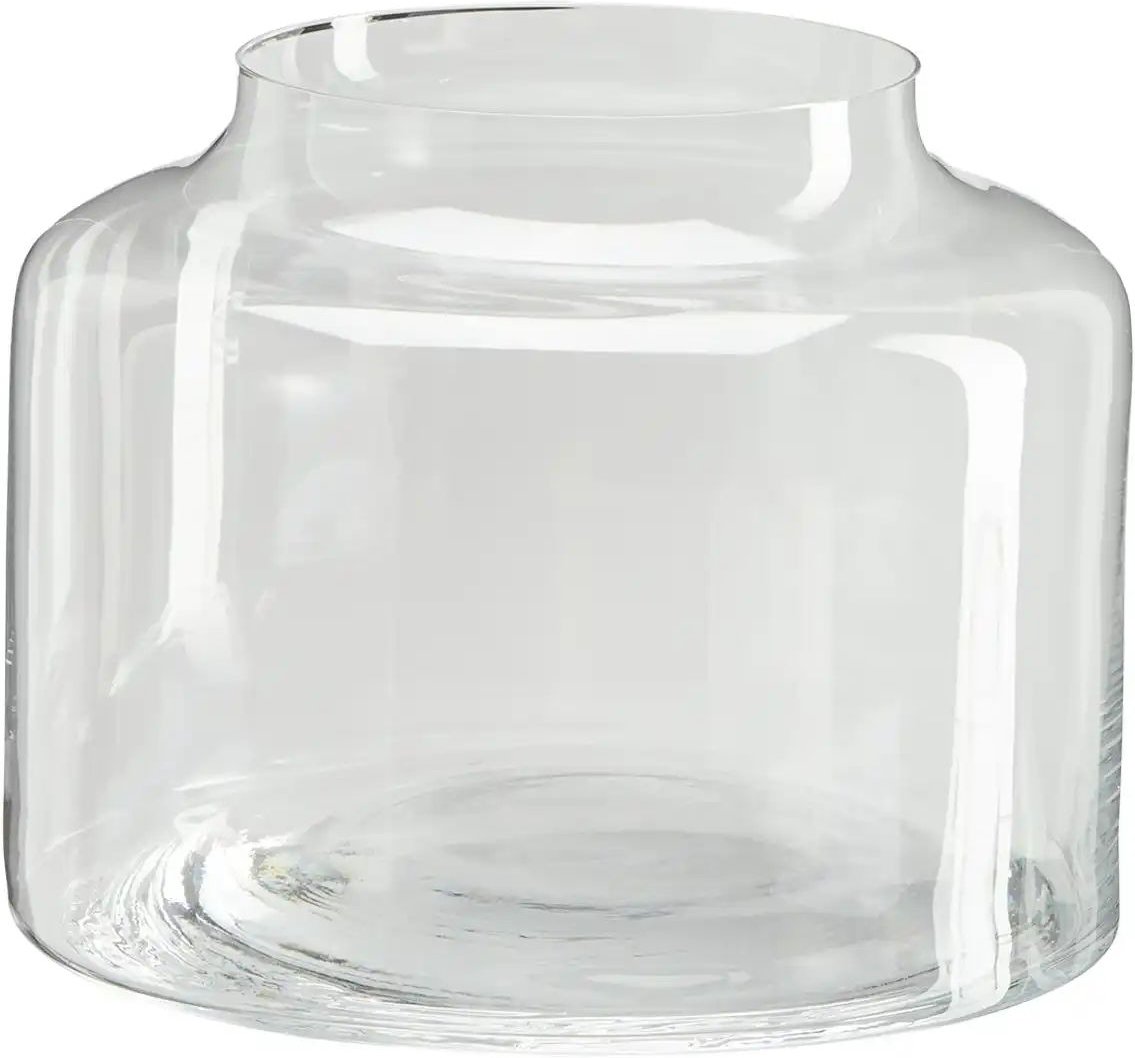 HOME STORY Vase   ¦ transparent/klar ¦ Glas ¦ Maße (cm): H: 16  Ø: 21 Accessoires > Vasen - Höffner