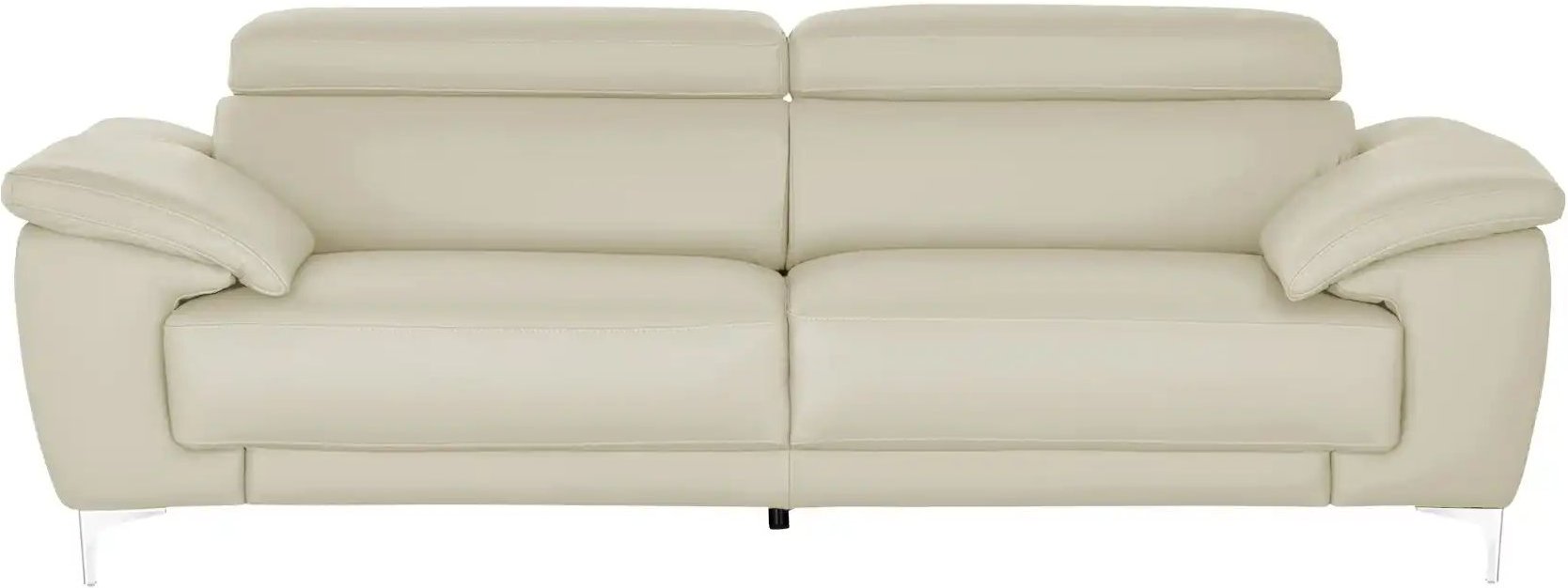 Max Schelling Einzelsofa aus Echtleder Vita ¦ beige ¦ Maße (cm): B: 236 H: 93 T: 105.0 Polstermöbel > Sofas > 3-Sitzer -...