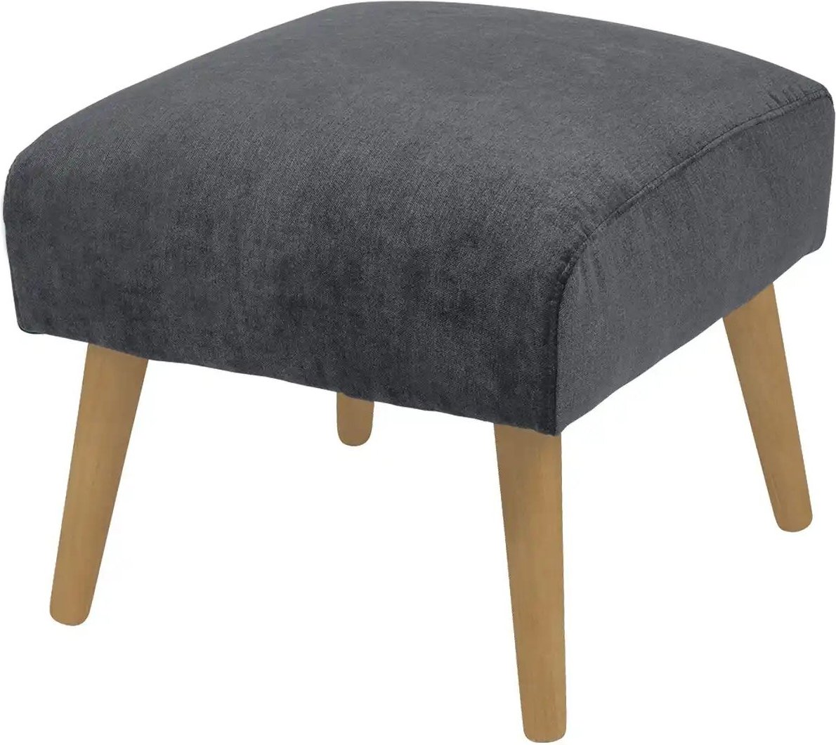 SOHO Polsterhocker Jolyn ¦ grau ¦ Maße (cm): B: 49 H: 45 T: 49.0 Polstermöbel > Hocker - Höffner