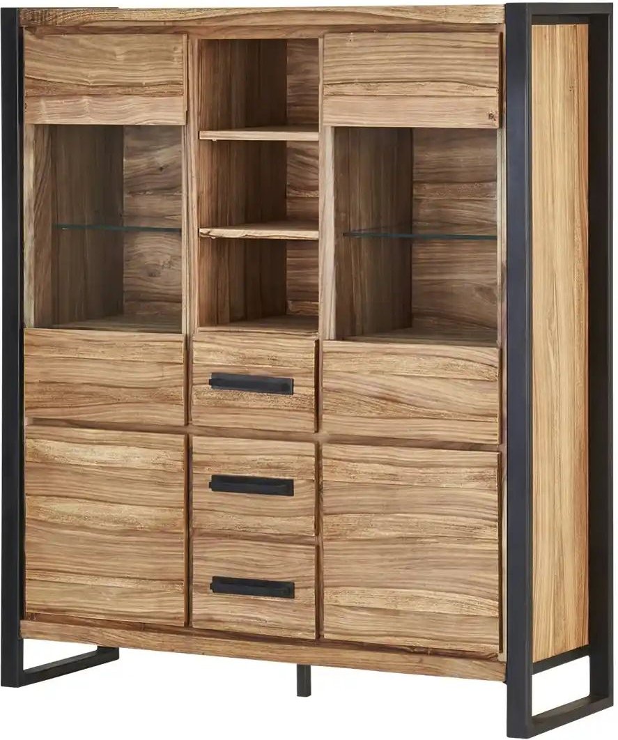 Gray & Jones Highboard Tierra Fuego One ¦ holzfarben ¦ Maße (cm): B: 130 H: 150 T: 42.0 Kommoden & Sideboards > Highboa...