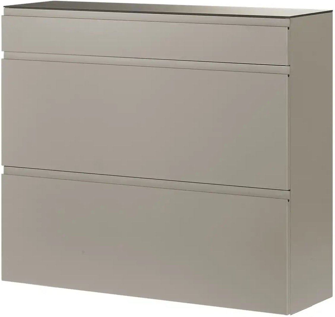 Wohnwert Hängeschuhschrank Nicolo ¦ beige ¦ Maße (cm): B: 110 H: 96 T: 33.0 Garderoben & Kleiderstangen > Garderoben Sc...