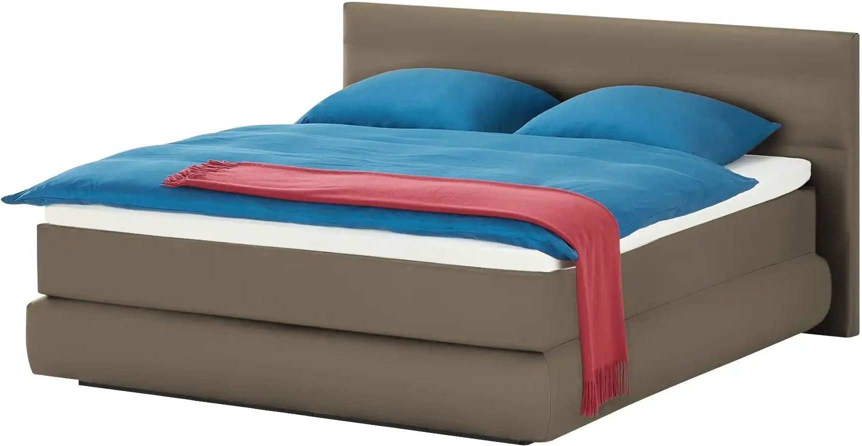 Wohnwert Boxspringbett Dormian Bolge Low ¦ braun ¦ Maße (cm): B: 200 H: 102 Betten > Boxspringbetten - Höffner