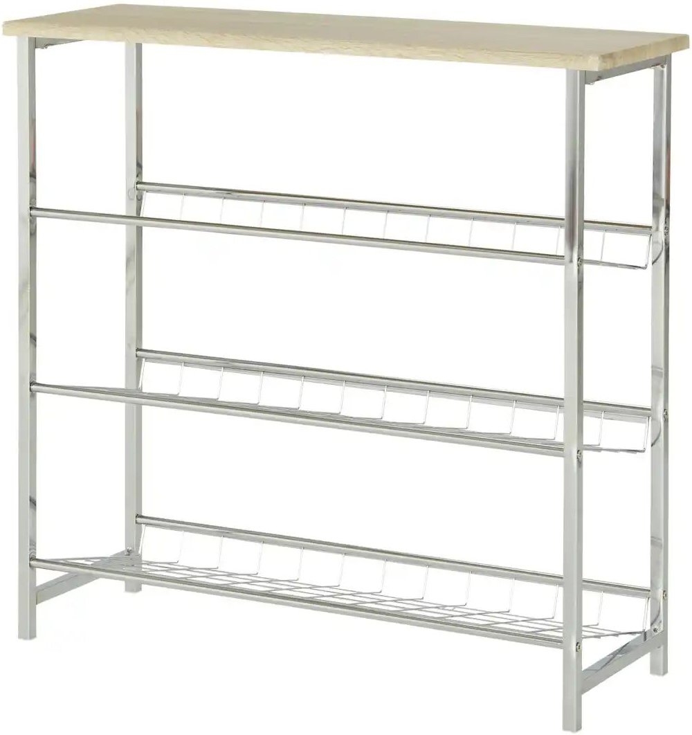 Schuhregal Maar ¦ silber ¦ Maße (cm): B: 86 H: 81 T: 28.0 Regale > Schuhregale - Höffner