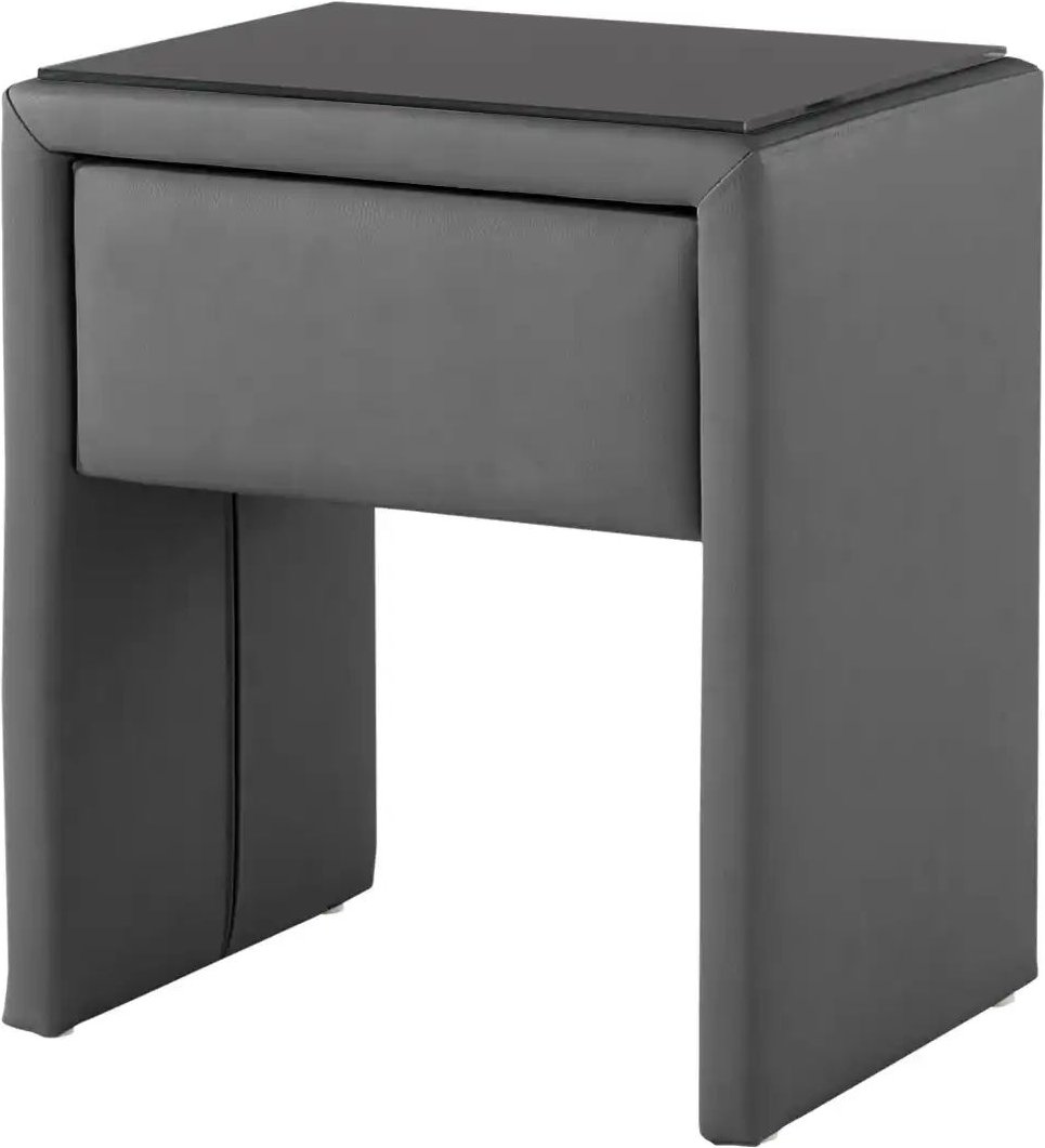 RUF Nachttisch Tiso ¦ grau ¦ Maße (cm): B: 51 H: 58 T: 39.0 Tische > Nachttische - Höffner