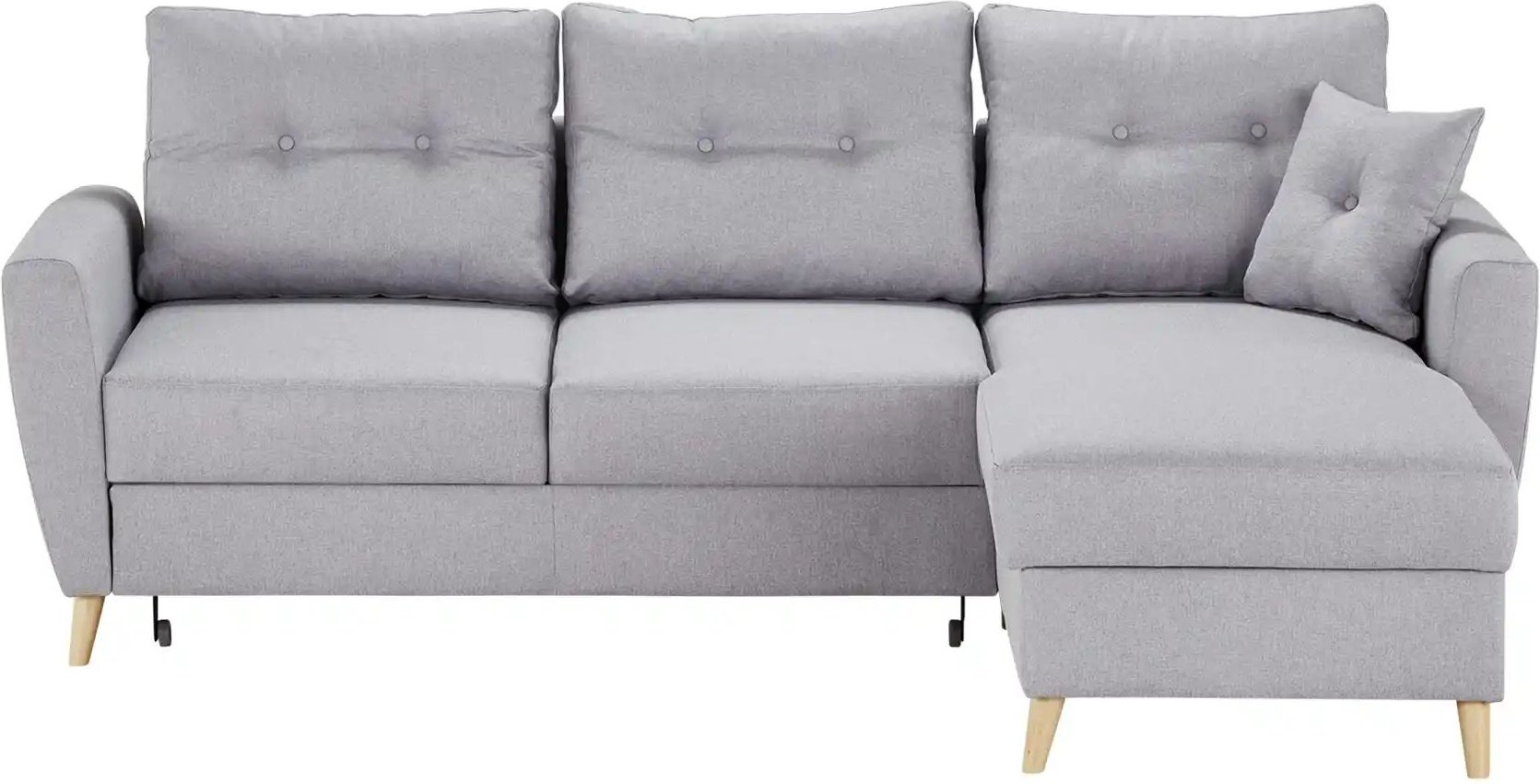 Thumbnail - Ecksofa Carla ¦ grau ¦ Maße (cm): B: 230 H: 93 T: 159.0 Polstermöbel > Sofas > Ecksofas - Höffner