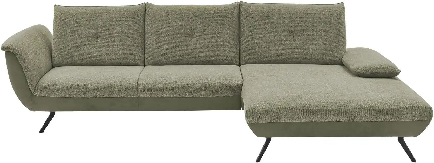 Ecksofa Celine ¦ grün ¦ Maße (cm): B: 316 H: 90 T: 190.0 Polstermöbel > Sofas > 3-Sitzer - Höffner