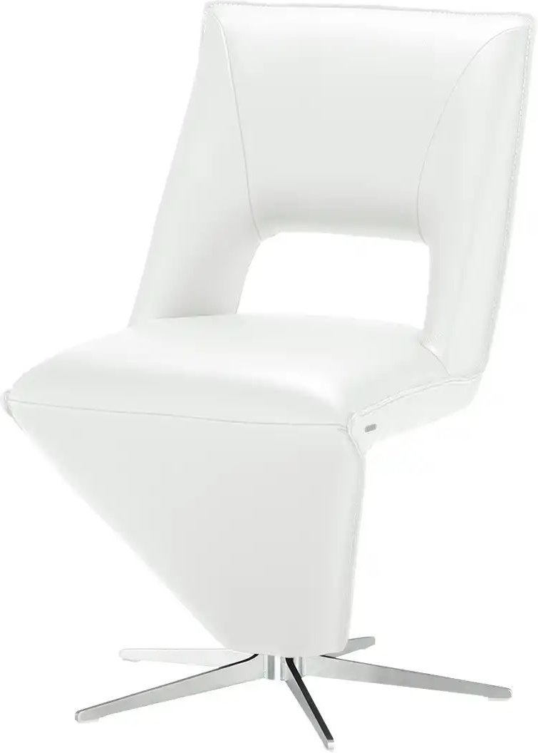 KOINOR Polsterstuhl drehbar Merlin ¦ weiß ¦ Maße (cm): B: 51 H: 89 T: 64.0 Stühle > Schwingstühle - Höffner