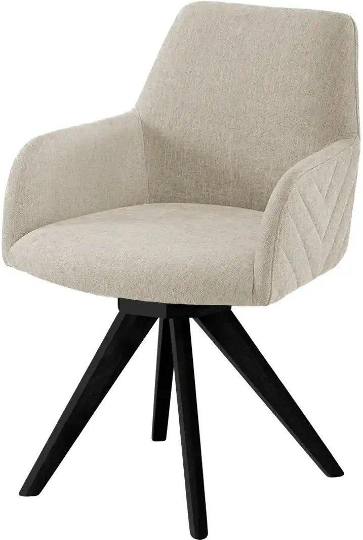 Woodford Esszimmerstuhl Delhi ¦ beige ¦ Maße (cm): B: 61 H: 88 T: 66.5 Stühle > Küchenstühle > Küchenstühle mit Armlehn...