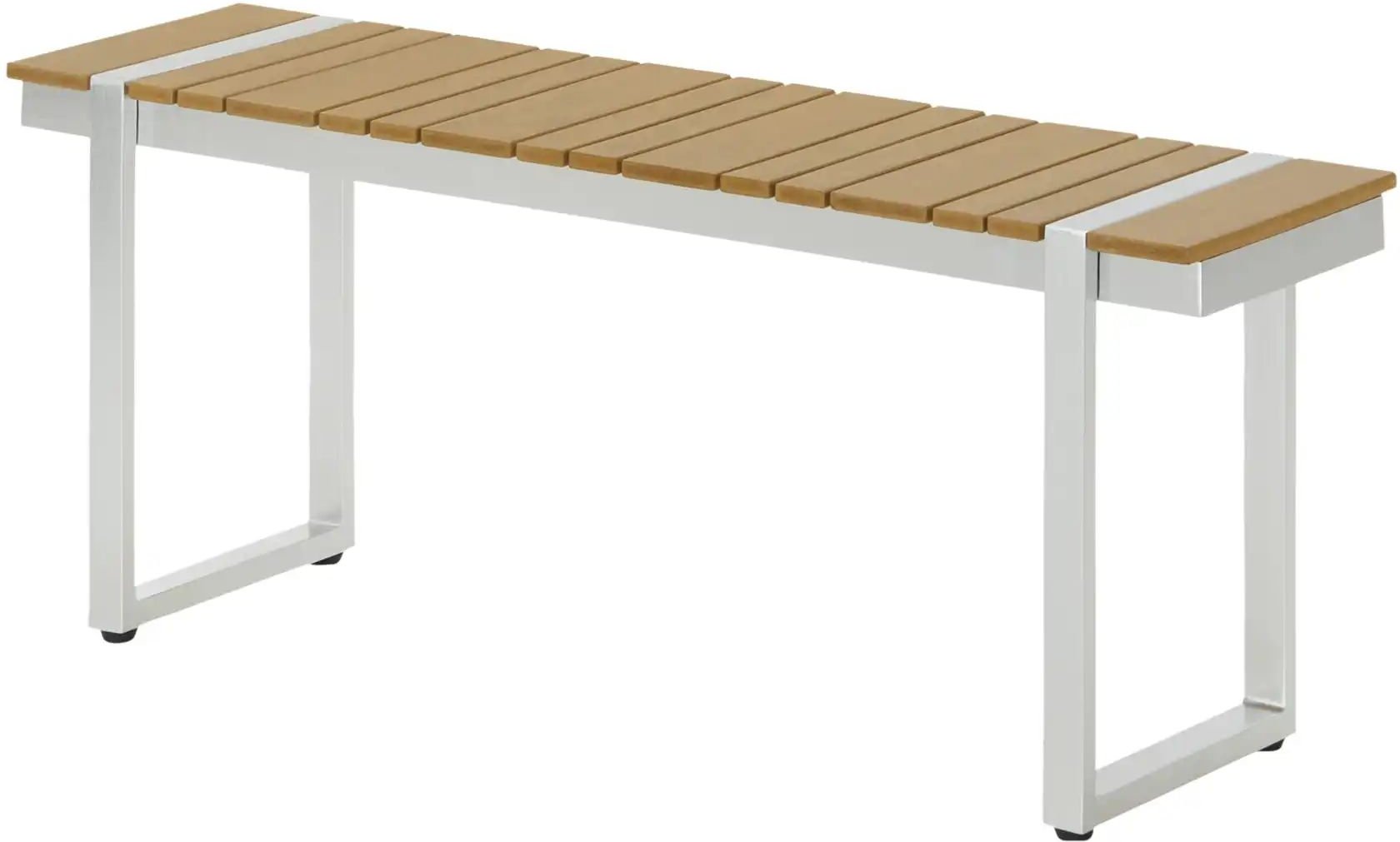 Bank New York ¦ holzfarben ¦ Maße (cm): B: 125 H: 42 T: 34.0 Garten > Gartenmöbel > Gartenbänke - Höffner