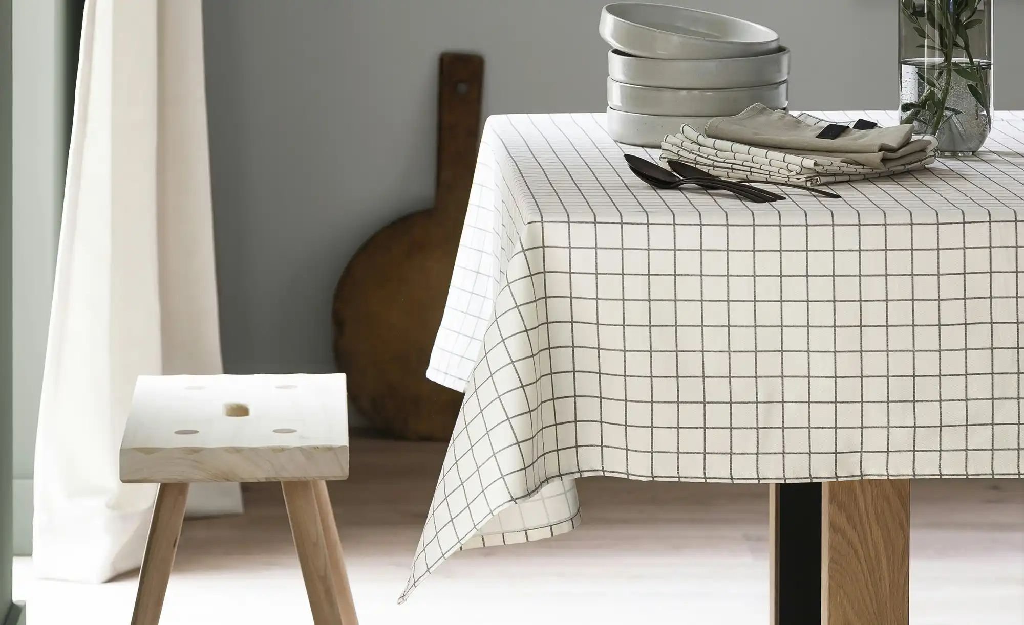 SCHÖNER WOHNEN Kollektion Tischdecke SW-Check ¦ 100% Baumwolle ¦ Maße (cm): B: 140 Tischwäsche & Küchentextilien > Tisc...