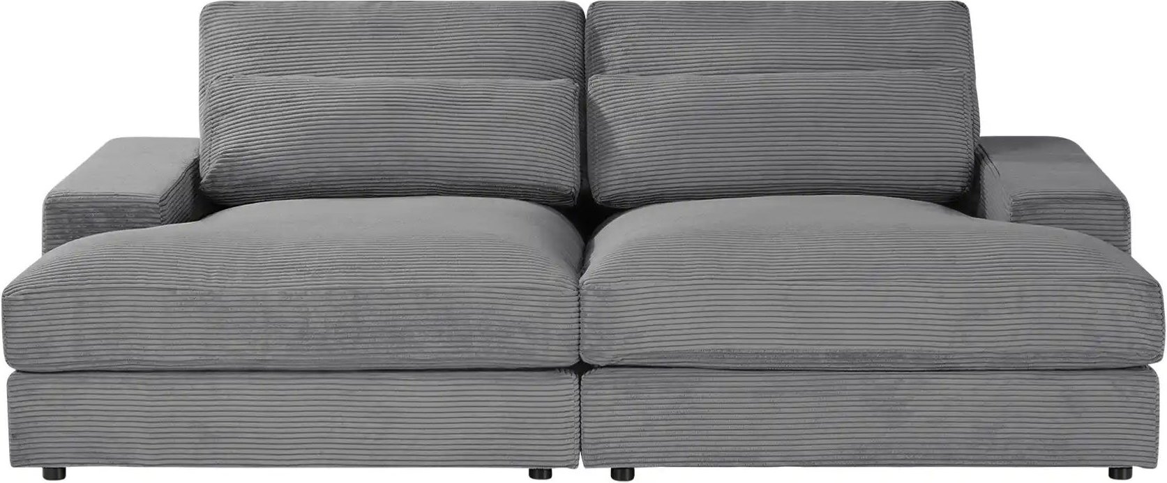 Lounge Sofa Branna ¦ grau ¦ Maße (cm): B: 232 H: 88 T: 164.0 Polstermöbel > Sofas > Big-Sofas - Höffner