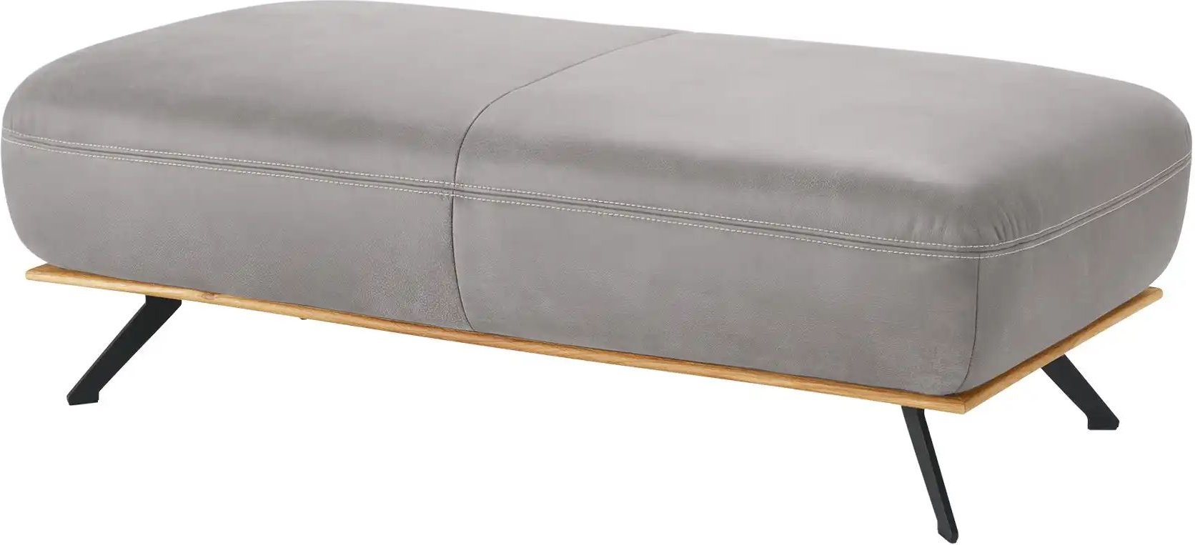 meinSofa Hocker Fiona ¦ grau ¦ Maße (cm): B: 135 H: 43 T: 70.0 Polstermöbel > Hocker - Höffner