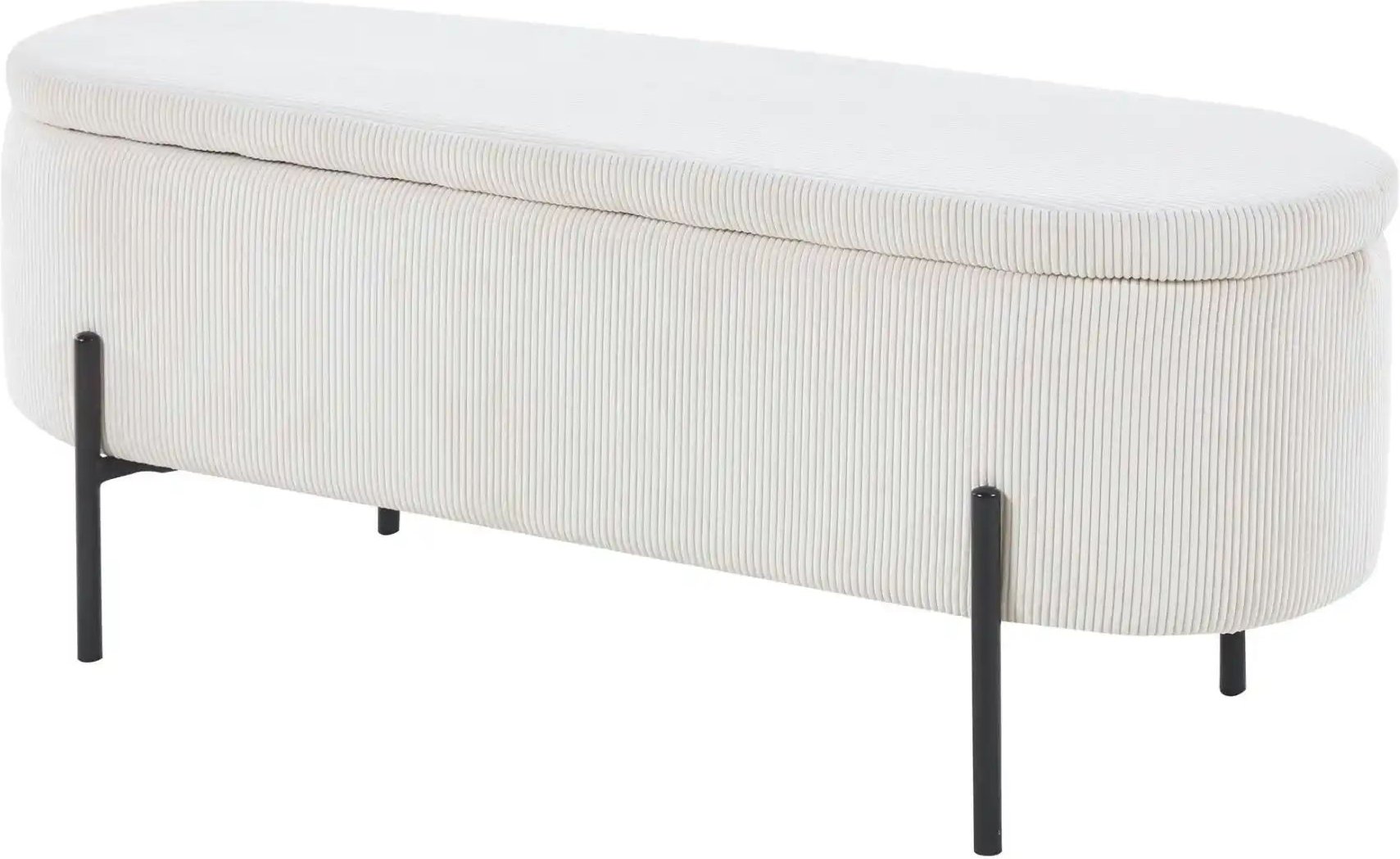 Bettbank Banteln ¦ beige ¦ Maße (cm): B: 110 H: 44 Polstermöbel > Hocker - Höffner