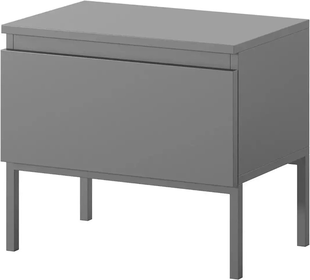 Selsey Nachtkommode mit Kufengestell Bemmi ¦ grau ¦ Maße (cm): B: 49 H: 43 Tische > Nachttische - Höffner
