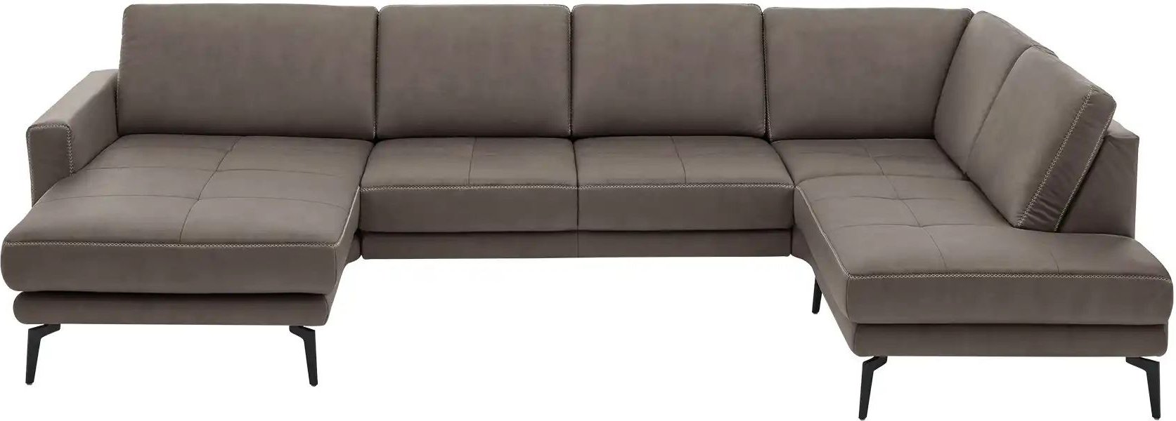meinSofa Wohnlandschaft aus Mikrofaser Mike ¦ braun ¦ Maße (cm): B: 327 H: 86 T: 180.0 Polstermöbel > Sofas > Wohnlandsc...