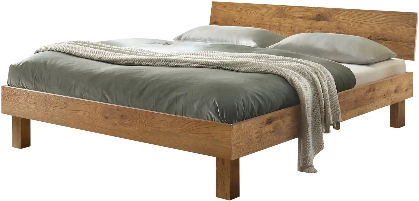 HASENA Massivholzbett Forti ¦ holzfarben ¦ Maße (cm): B: 186 H: 74 Betten > Bettgestelle - Höffner