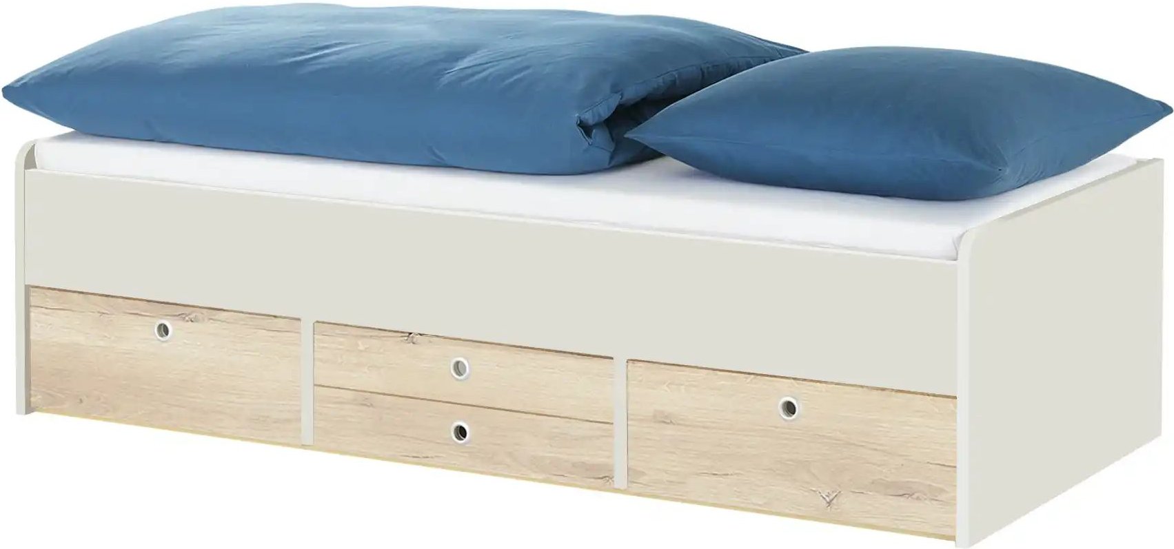 Schubkastenbett Grow Up ¦ grau ¦ Maße (cm): B: 127 H: 54,5 Betten > Bettgestelle - Höffner