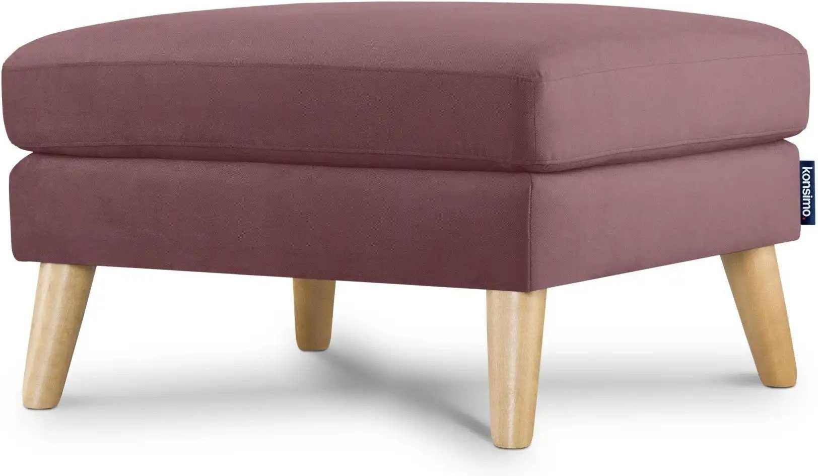 KONSIMO Hocker Tagio ¦ rosa/pink ¦ Maße (cm): B: 80 H: 46 Polstermöbel > Hocker - Höffner