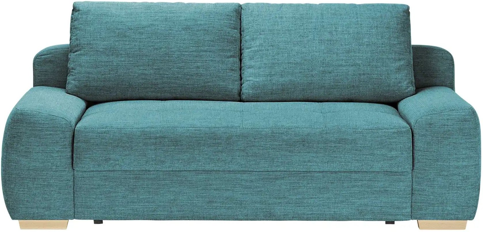 bobb Schlafsofa  Eleny de Luxe II ¦ türkis/petrol ¦ Maße (cm): B: 210 H: 96 T: 108.0 Polstermöbel > Sofas > 2-Sitzer - H...